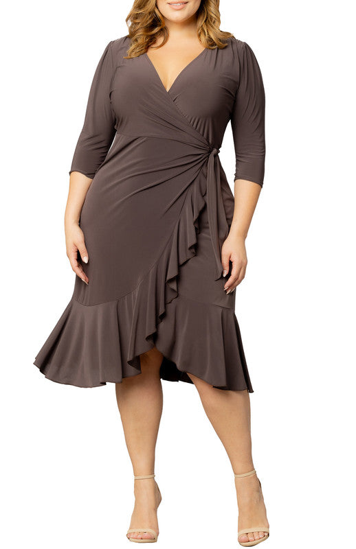 Java Whimsy Wrap Dress - Plus