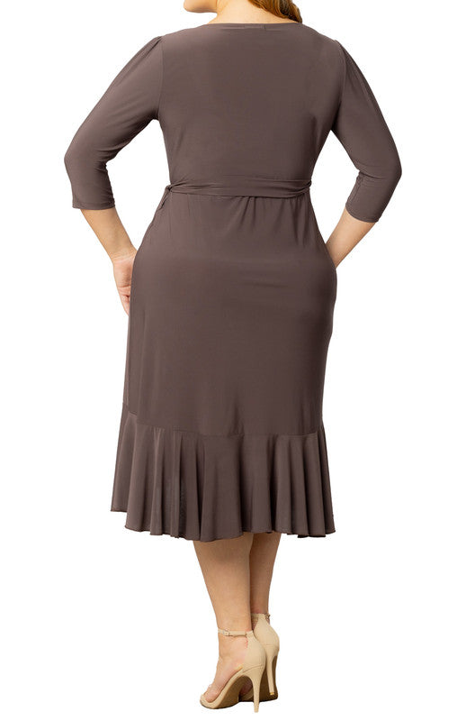 Java Whimsy Wrap Dress - Plus