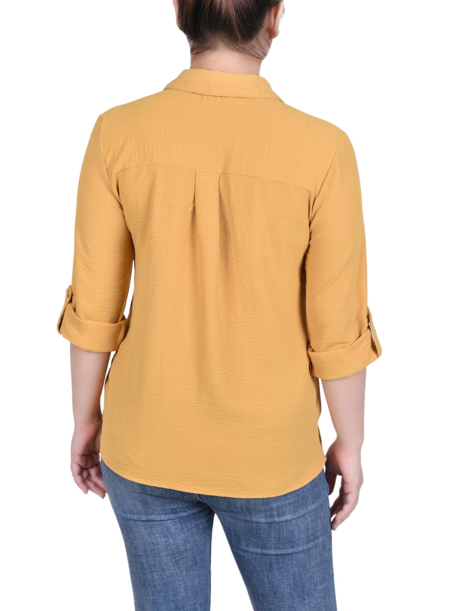 Roll Tab Blouse - Petite