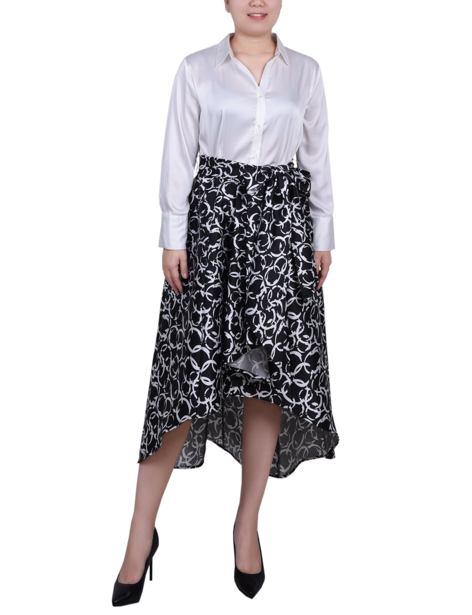 Satin/Mikado Dress - Petite
