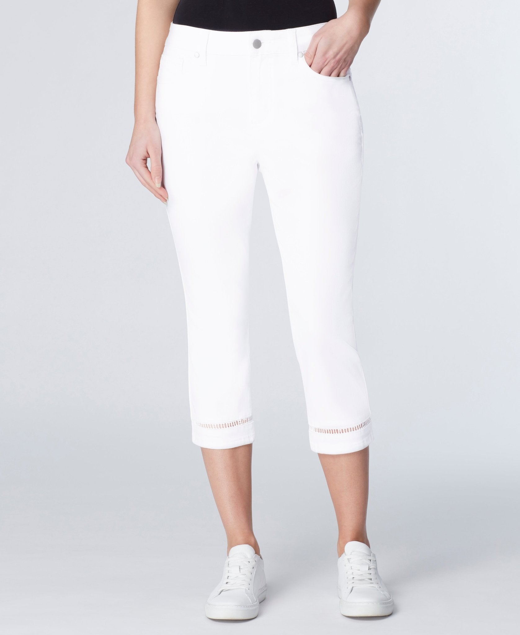 Signature Capri With Crochet Detail