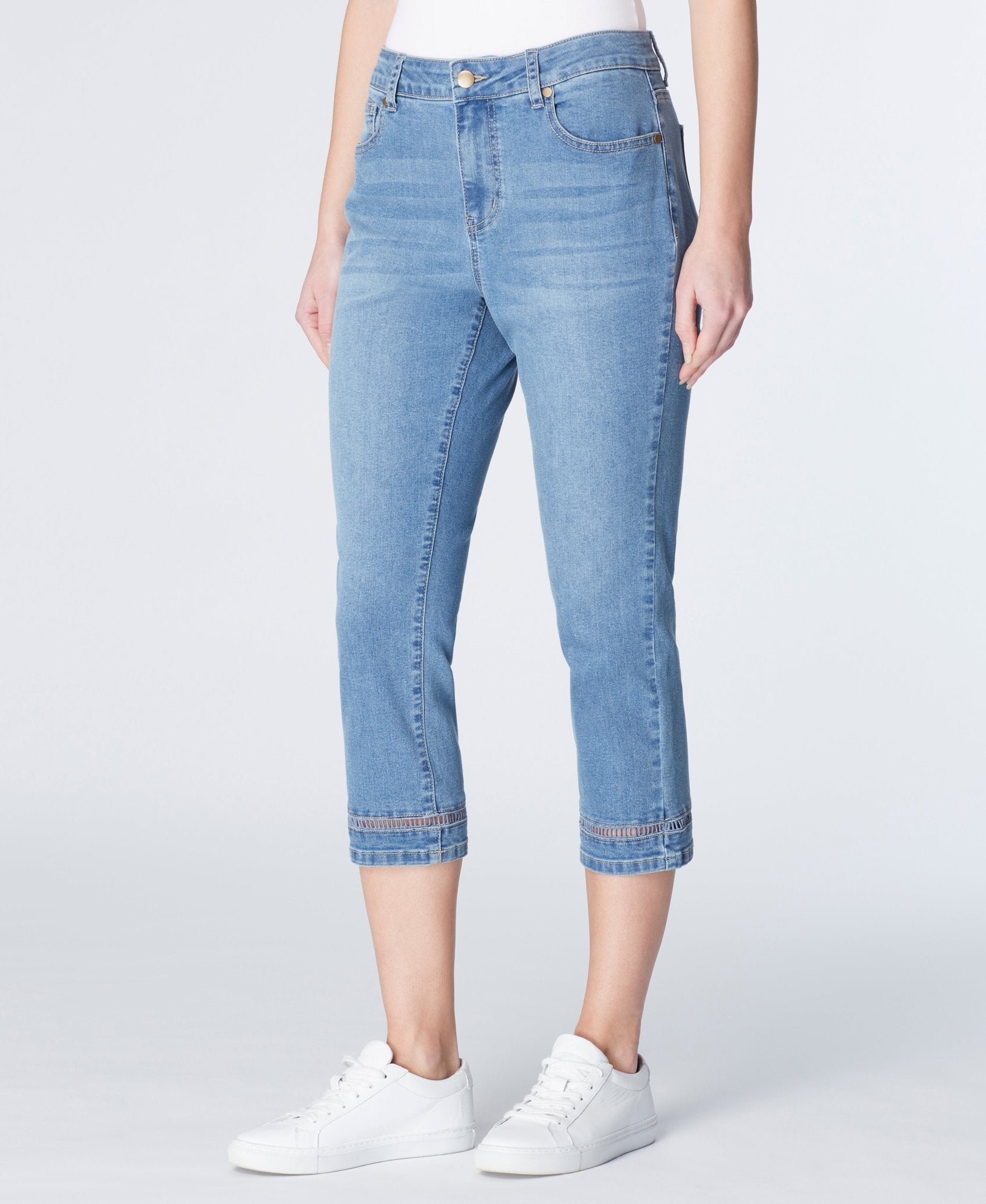 Signature Capri With Crochet Detail