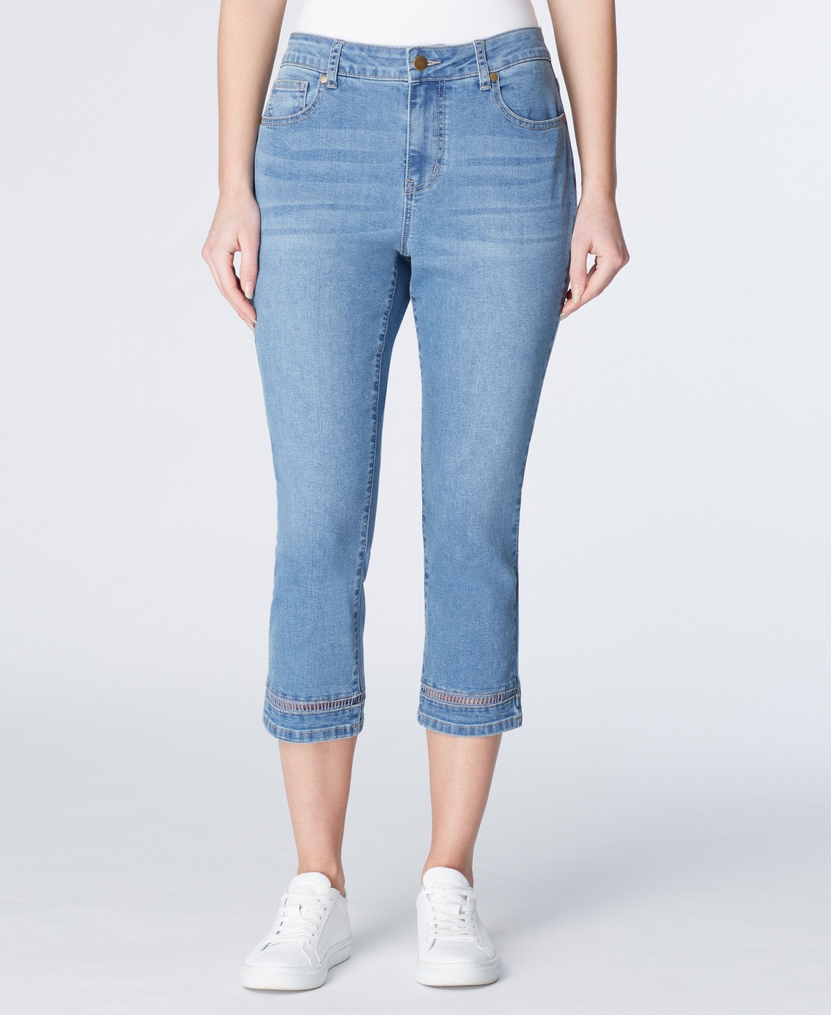 Signature Capri With Crochet Detail