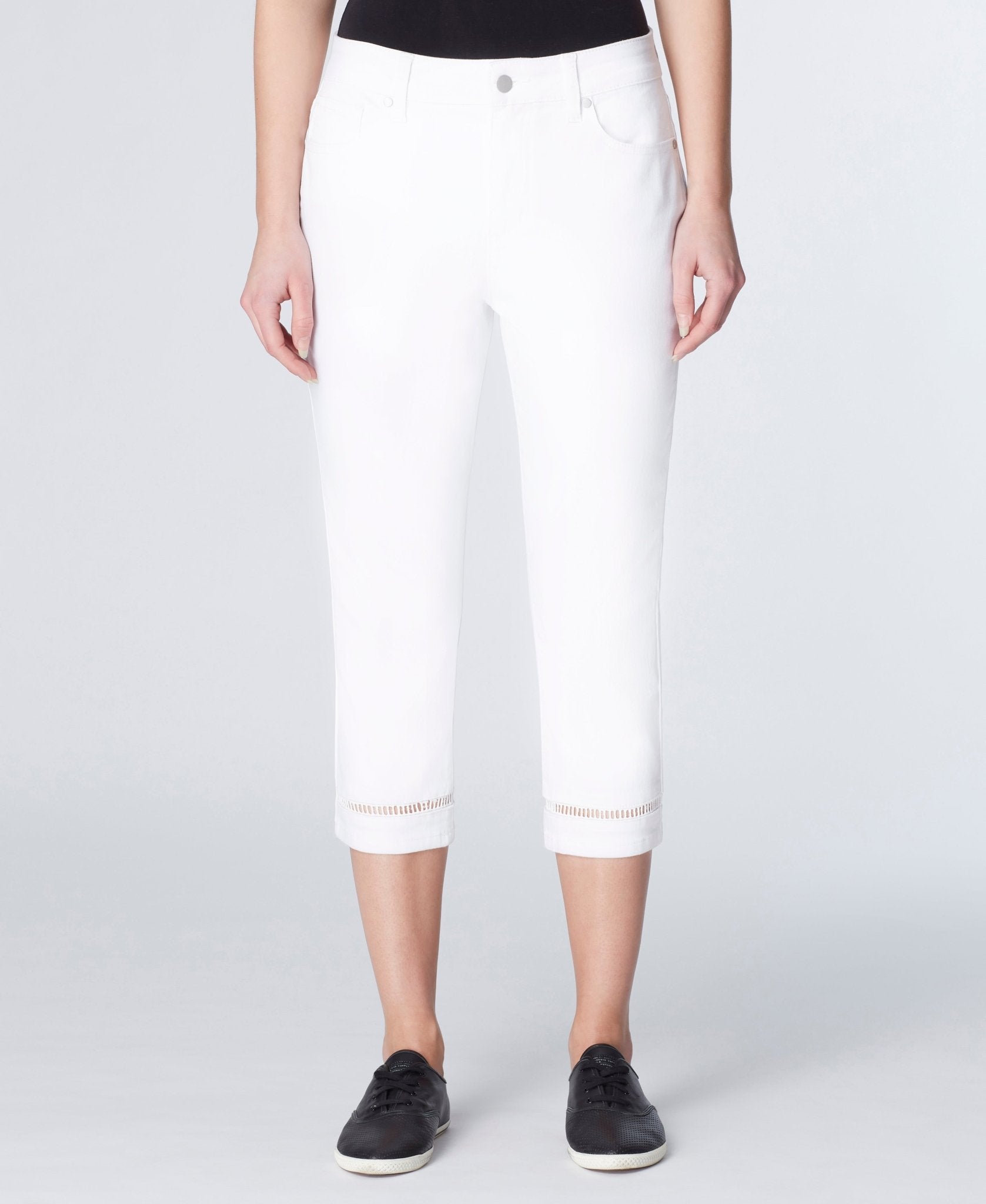 Signature Capri With Crochet Detail