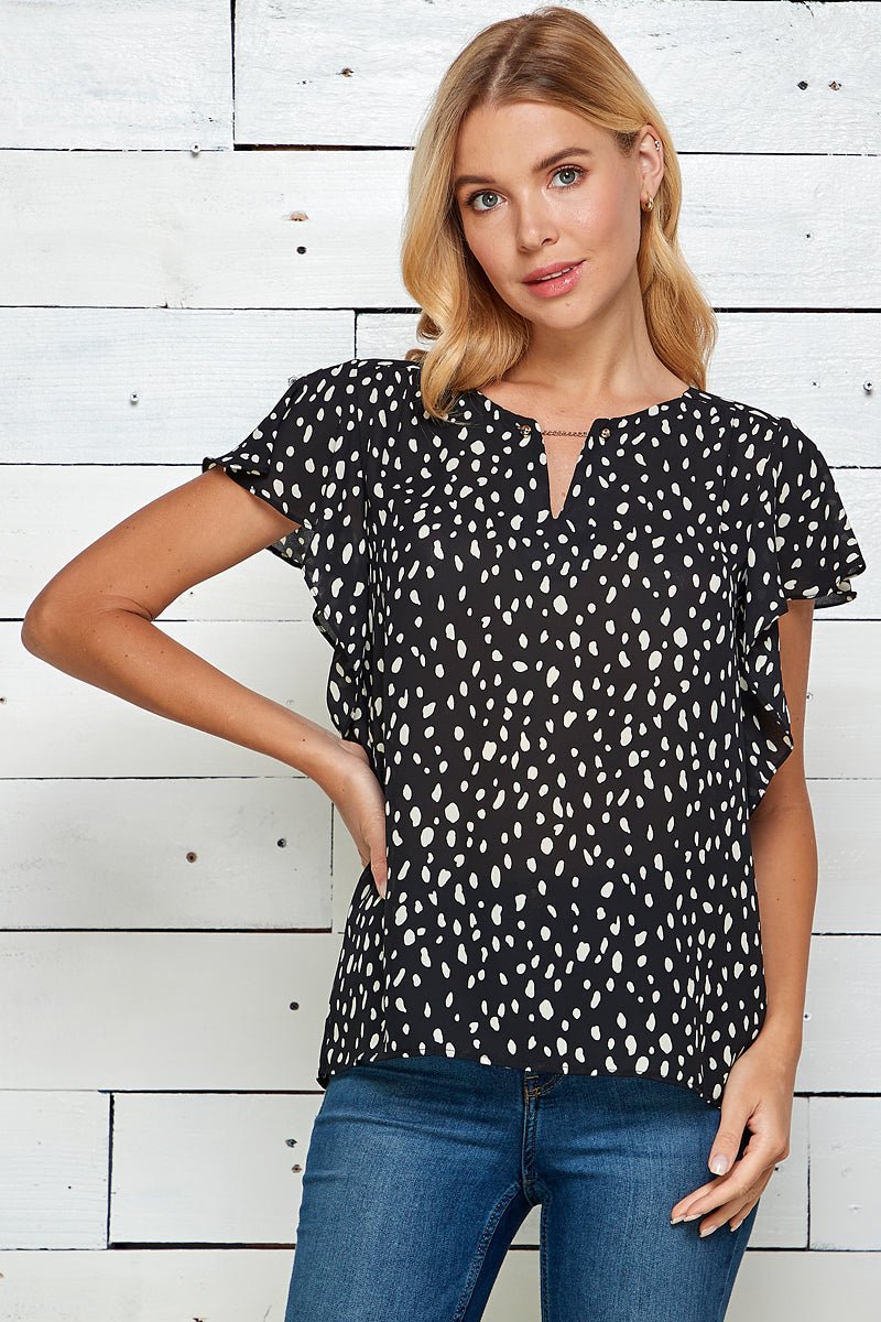 Wing Sleeve Trapeze Popover